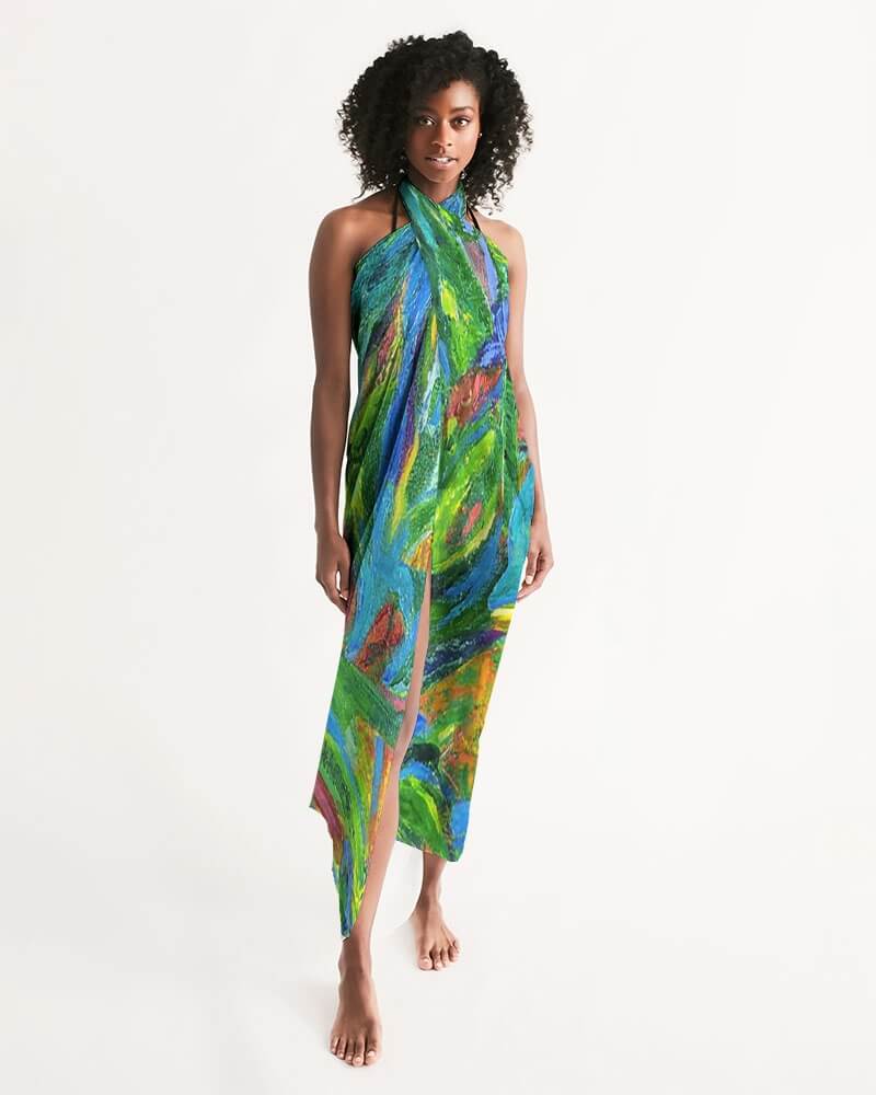 Swim Cover Up Green Tulip Collection