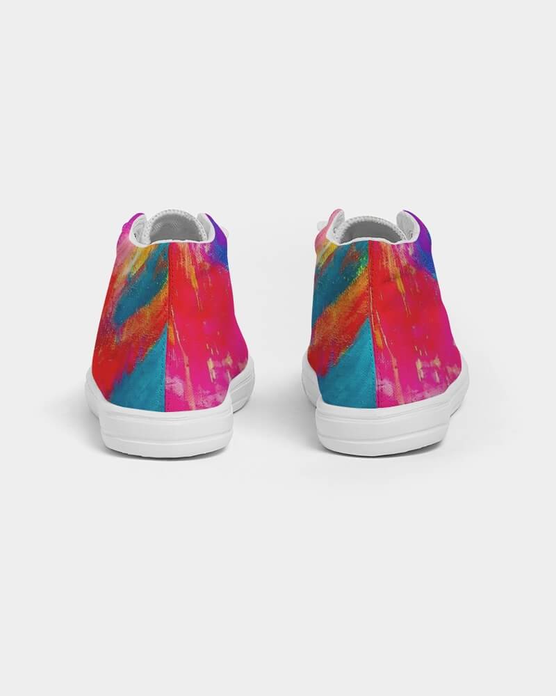 Kids Hightop Canvas Shoes Pink Explosion Collection