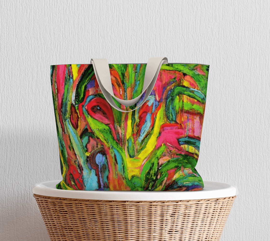 Large Tote Bag African Tree Collection