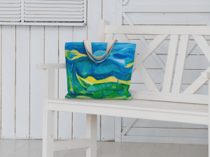 Large Tote Bag Under The Sea Collection