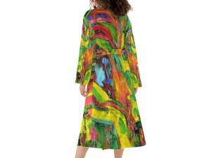 New Style Women's Bathrobe African Tree Collection