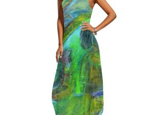 Women's Casual Dress Green Tulip Collection