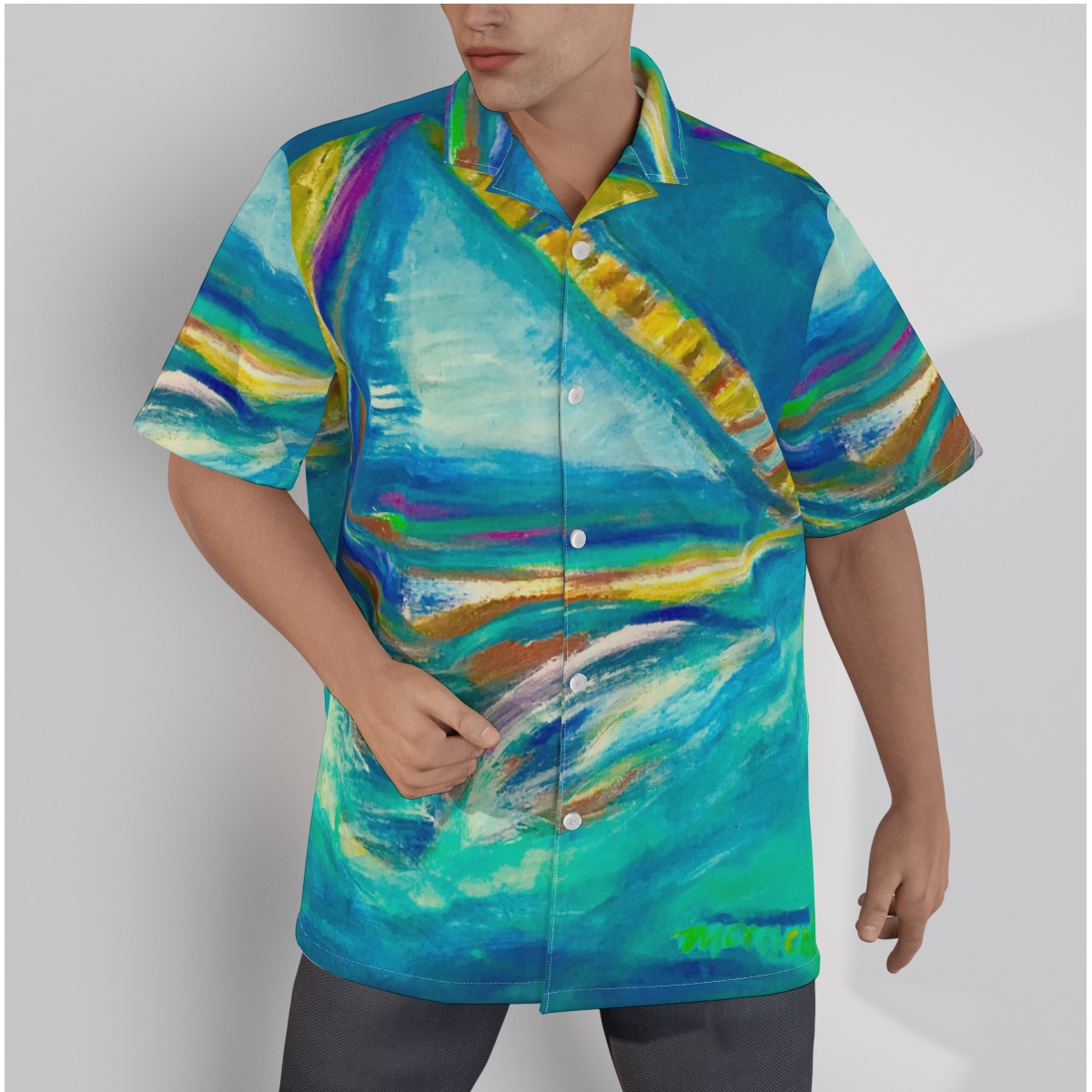 Men’s Hawaiian Shirt Cotton Velero Collection