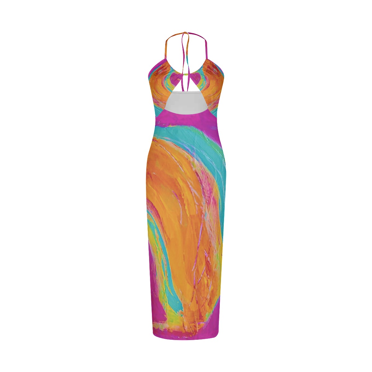 Women’s Sexy Hollow Cami Dress Pink Fish Collection