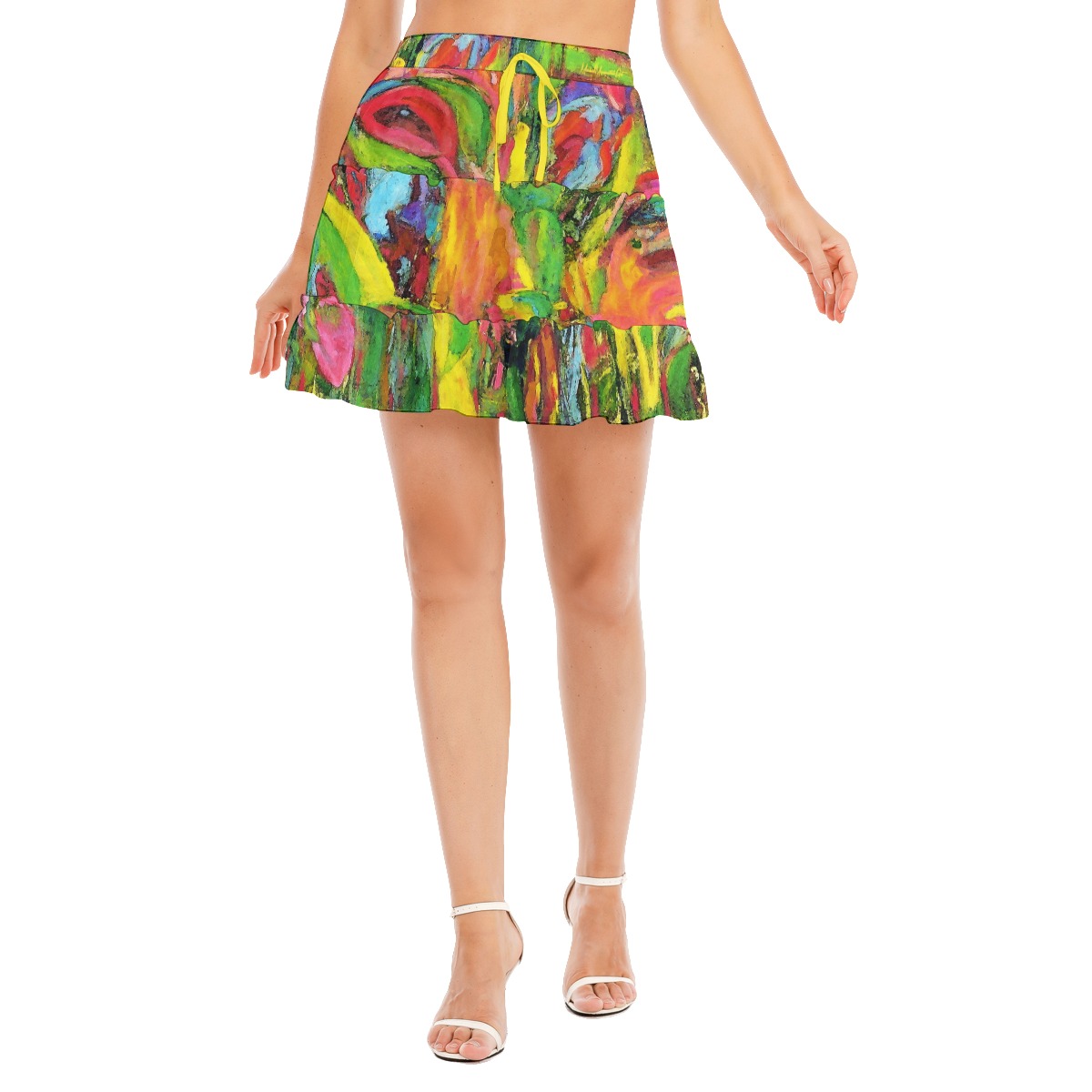 Women's Skirts With Waist Lace African Tree Collection